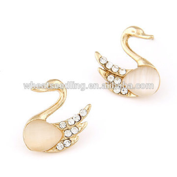 Latest fashion natural opal earrings
